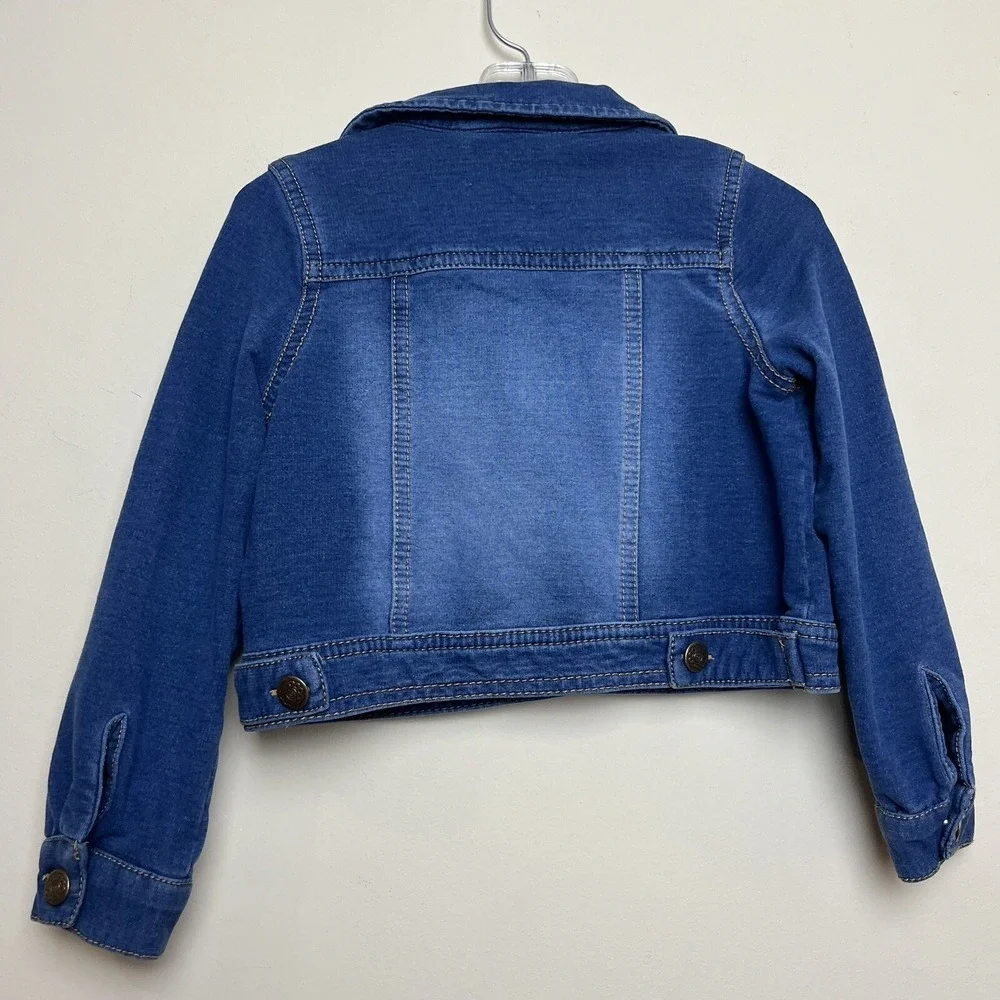 Issac Mizrahi Little Girls Denim Jean Jacket Sz (4) XS 2021